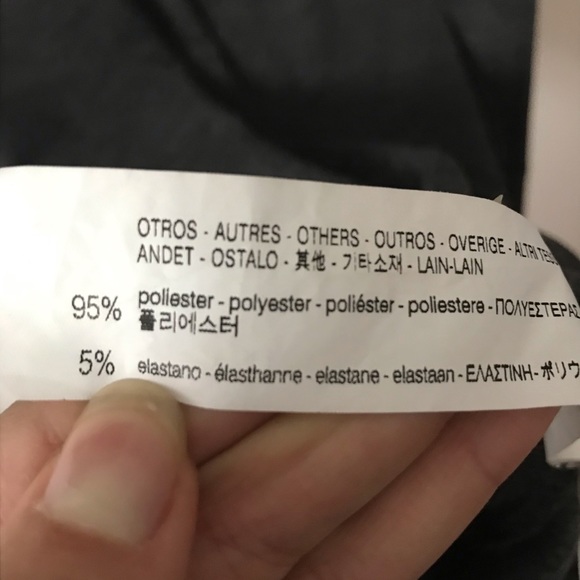 ZARA HEATHER GREY LONG SLEEVE MIDI DRESS - Picture 9 of 9